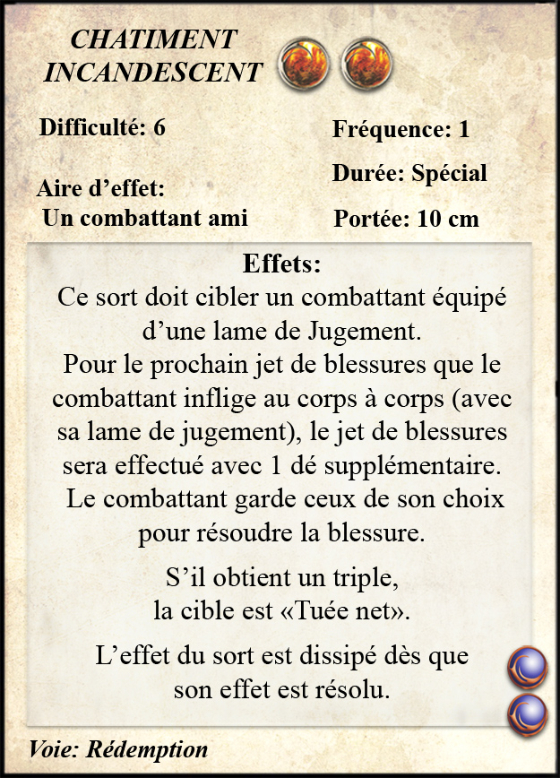 Châtiment Incandescent